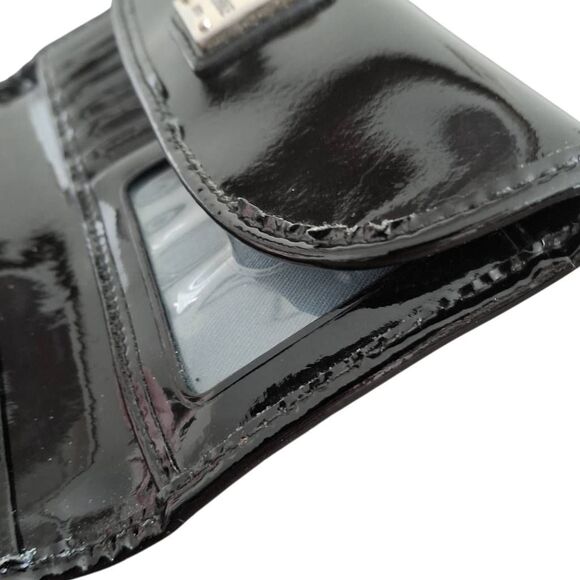 Dooney & Bourke Patent Leather Black Tri-Fold Wallet – Long Style - Picture 8 of 8